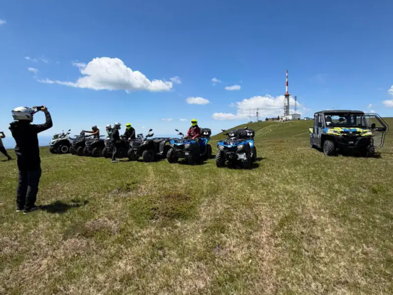 Tura ATV pe traseu montan in Ranca
